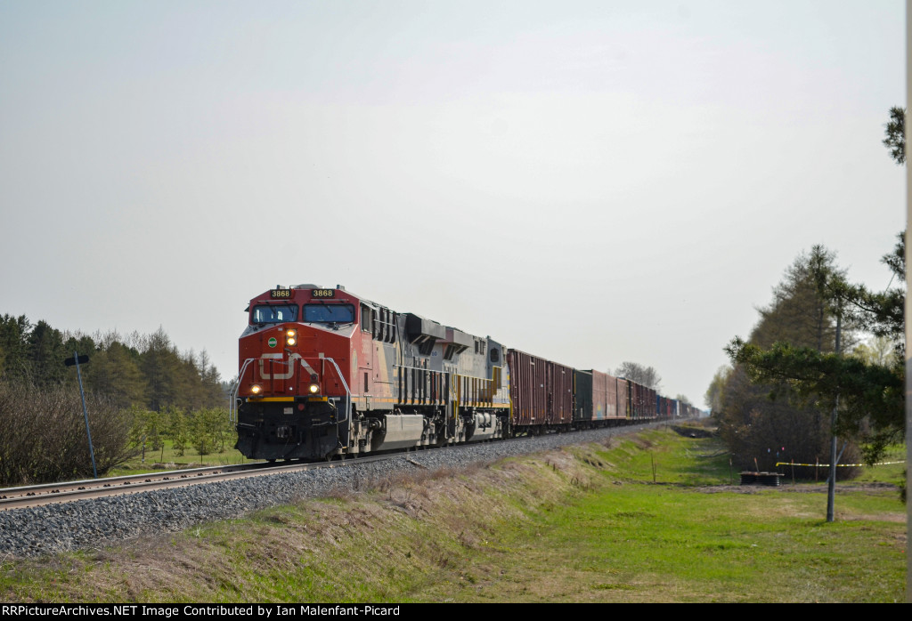 3868 leads CN 402 at the tree nursery